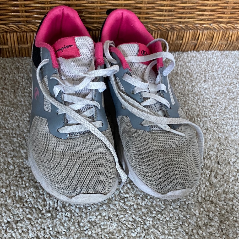 Champion White and Pink Athletic Shoes